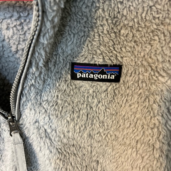 Patagonia Los Gatos 1/4 zip fleece Salt Grey S Pullover Hiking High Pile - Picture 6 of 12